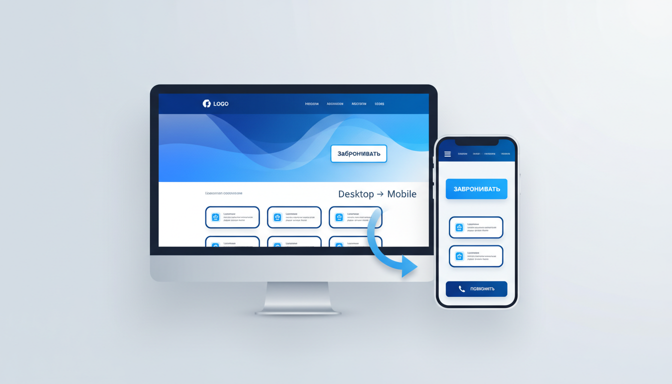 Мобильная версия сайта: как не потерять заявки из‑за “красиво на компьютере”