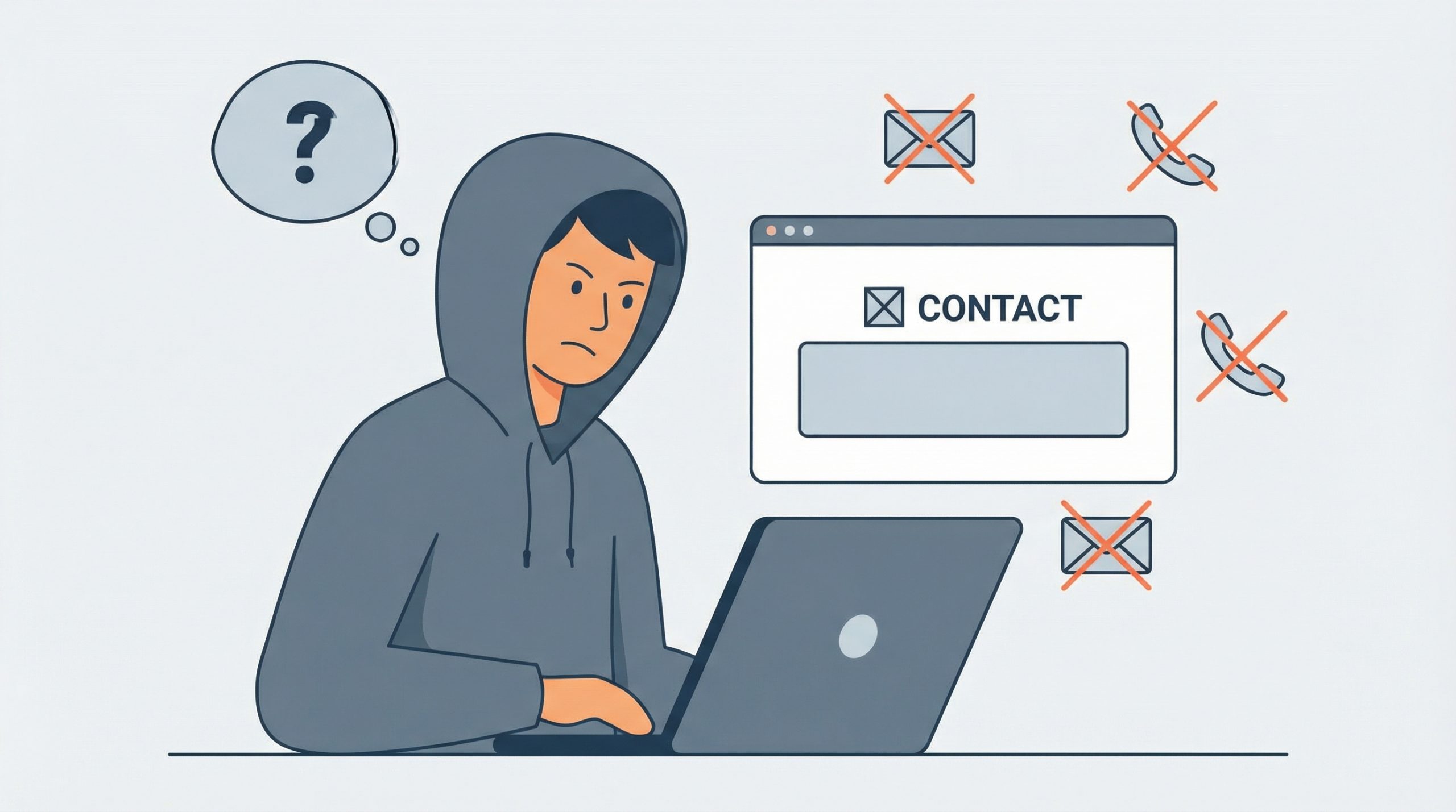 Не прячьте e-mail и не оставляйте нерабочие адреса